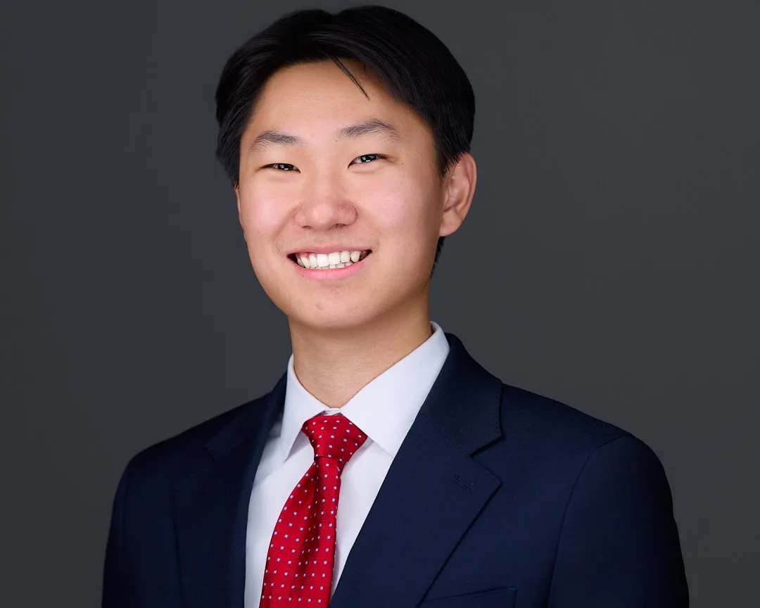 LinkedIn headshot for Loudoun County professional with confident approachable expression